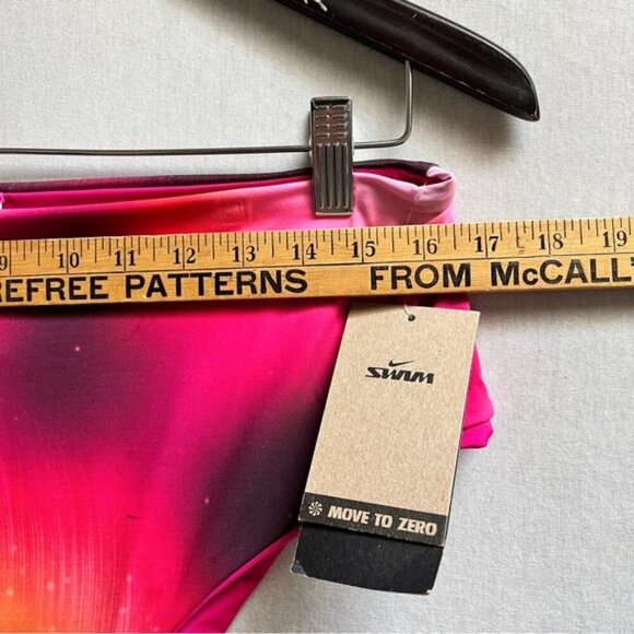 NWT Nike Aurora Reversible High Waist Pink Bikini Bottom Sz XL - Picture 9 of 10